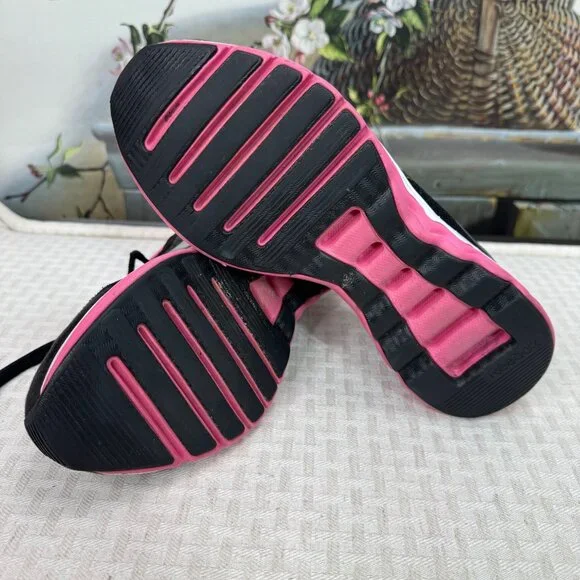 Reebok Womens Size 9/40 Black & Pink Mesh Running Shoes Lightweight - Picture 7 of 8